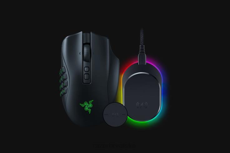 Razer naga v2 pro + mouse dock pro paket jedna boja miševi T26R844