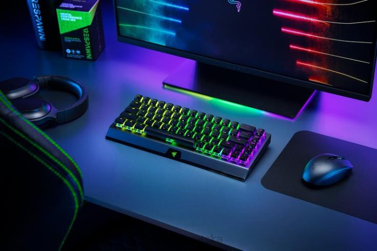 Razer blackwidow v3 mini hyperspeed - fantomsko izdanje - žuti prekidač - nas crno tipkovnica T26R864