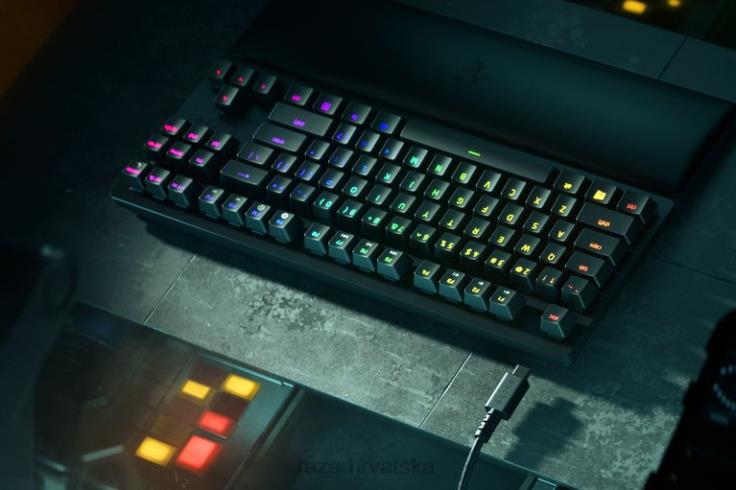 Razer huntsman v2 tenkeyless - klikni optički prekidač - nas crno tipkovnica T26R871