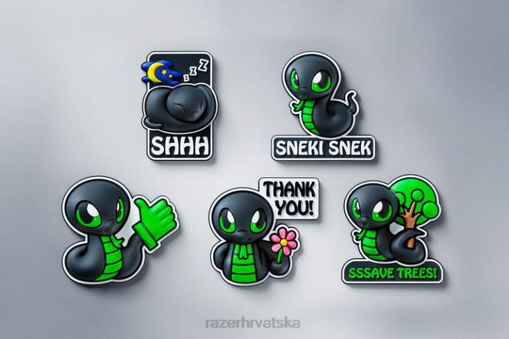 Razer sneki snek magnet za hladnjak - sssave drveće jedna boja zupčanik T26R8207