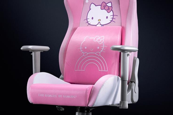 Razer lumbalni jastuk - izdanje Hello Kitty and Friends jedna boja igraća stolica T26R8129