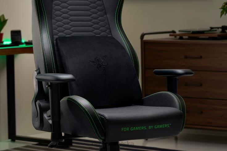 Razer lumbalni jastuk jedna boja igraća stolica T26R8146