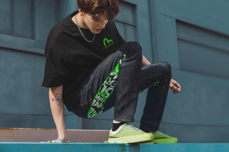 Razer evisu daicock print s vezom traperice u kroju mrkve #2017 jedna boja odjeća T26R8192