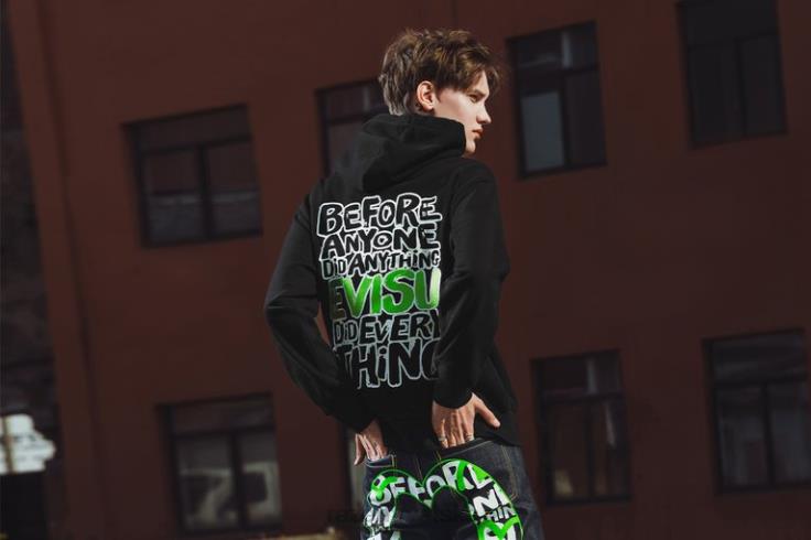 Razer evisu godhead majica s kapuljačom jedna boja odjeća T26R8193