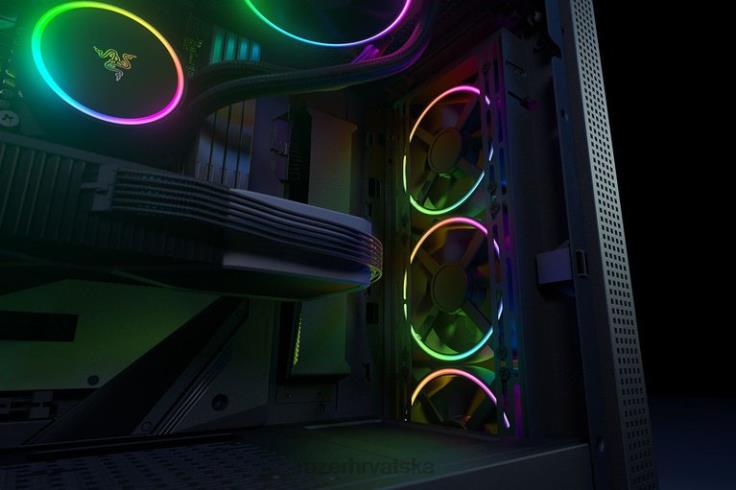 Razer kunai chroma - 3 ventilatora jedna boja pc komponenta T26R820